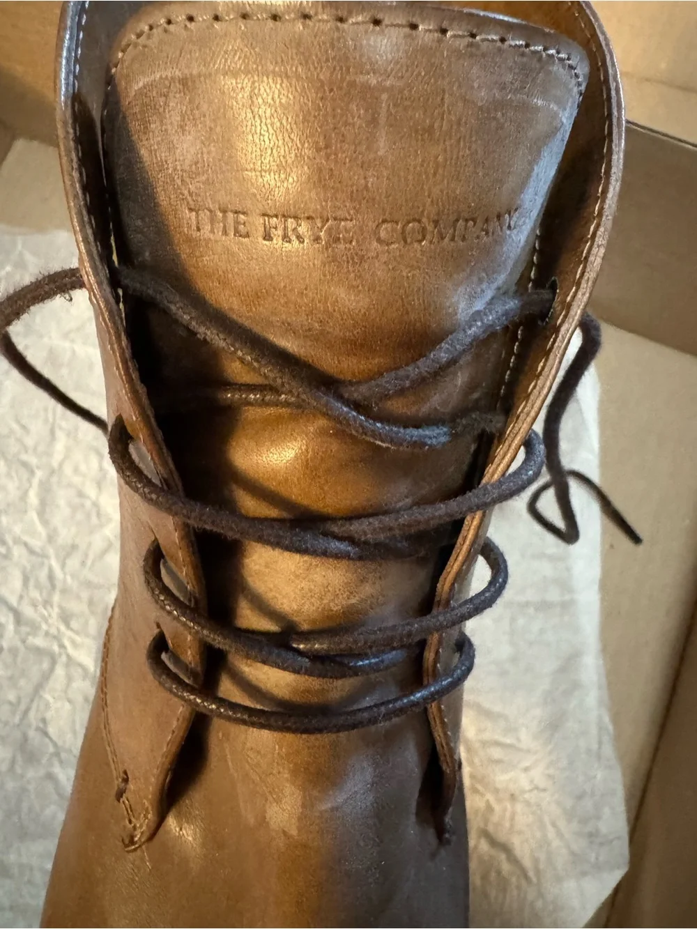 FRYE kendall Women's  Leather Lace-Up Ankle